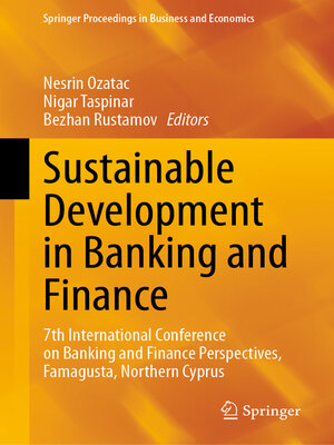 cover image of Sustainable Development in Banking and Finance